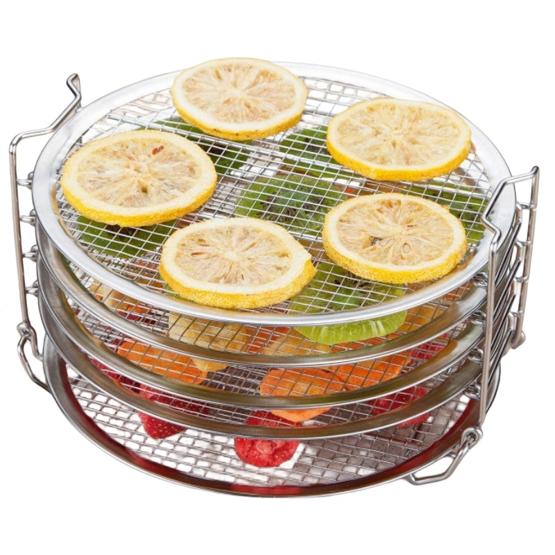 Food Grade Wire Mesh Tray 304 Stainless Steel Food Fruit Vegetable Dehydrator Stand Rack