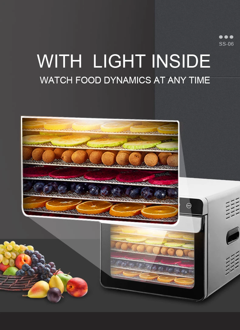 New Design Food Dryer Apple Banana Orange Grape Strawberry Lemon Kiwi Fruit Mango Fruit Cassava Plantain Dehydrator